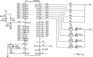 51單片機(jī)案例解析 按鈕控制LED燈亮接線原理與實現(xiàn)